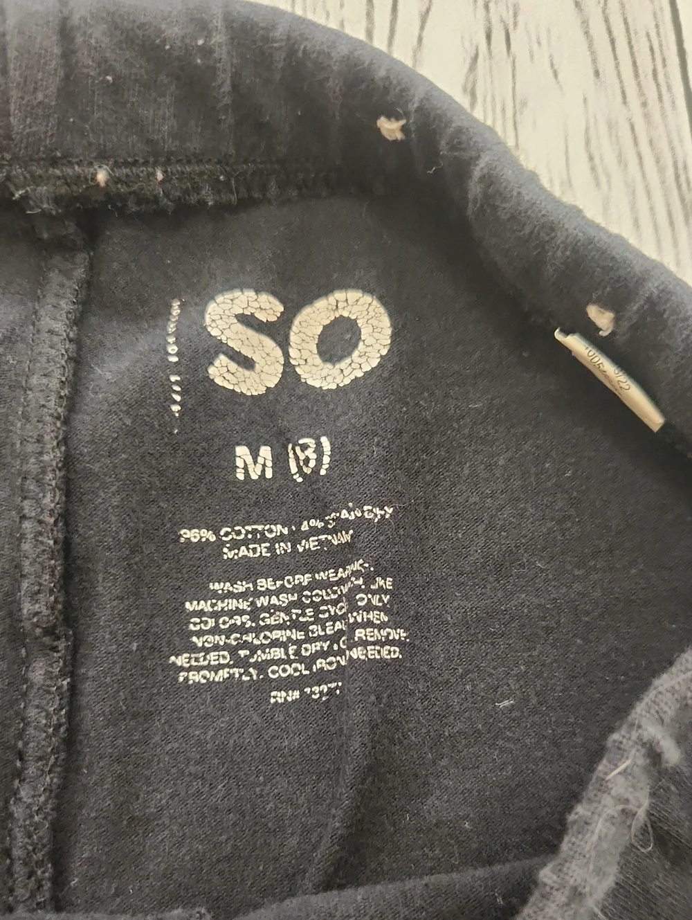 SO Girls Medium 8 Black Leggings